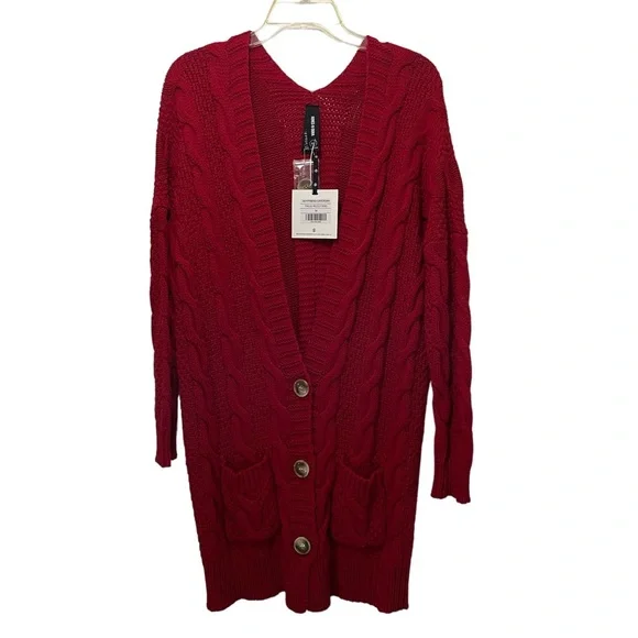 Agnes & Dora boyfriend cardigan Size M 1388 - Picture 1 of 10